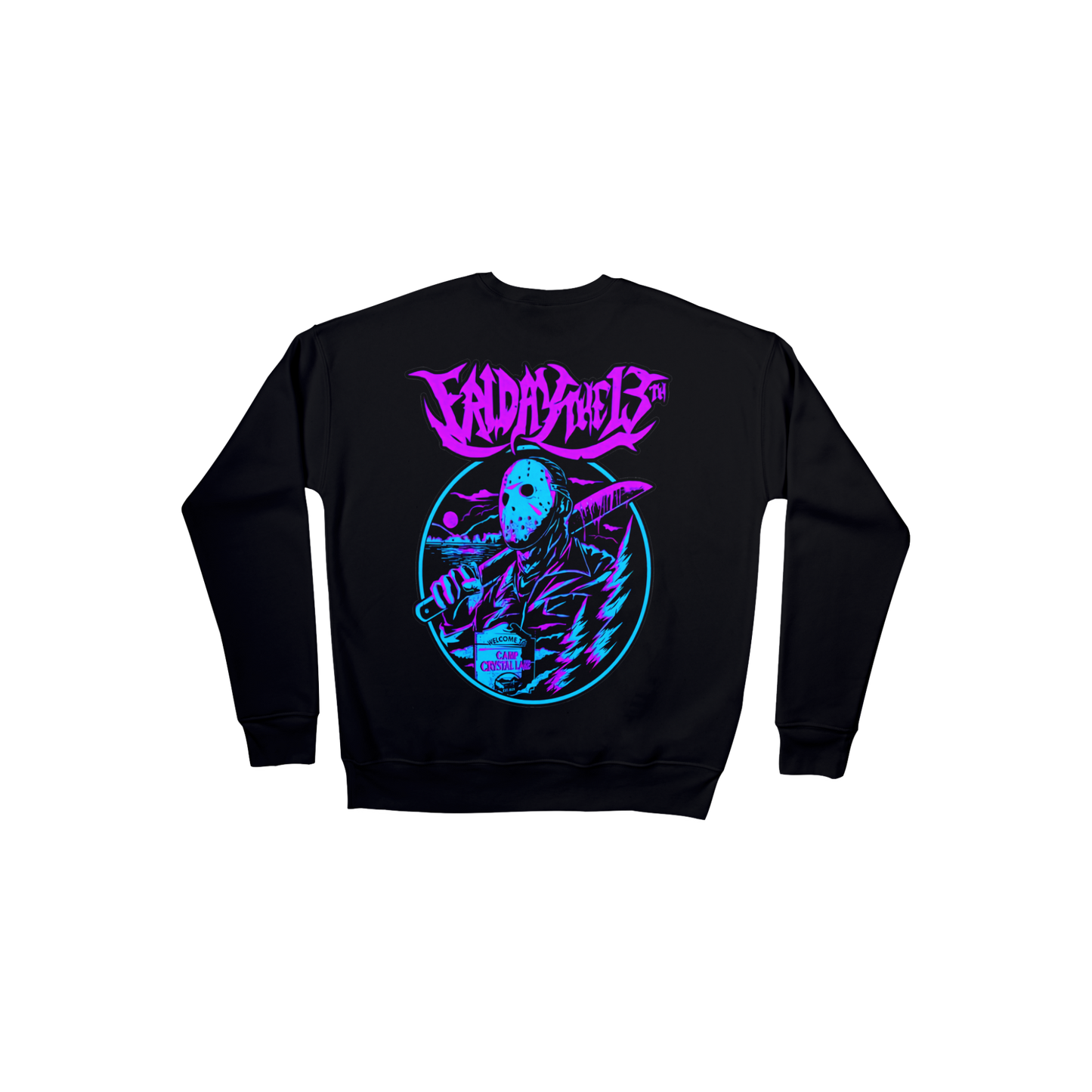Friday the 13th Retro Graphic Sweatshirt – Neon Horror