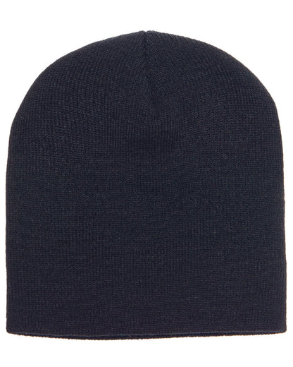 Navy Chief Beanie 3D Puff