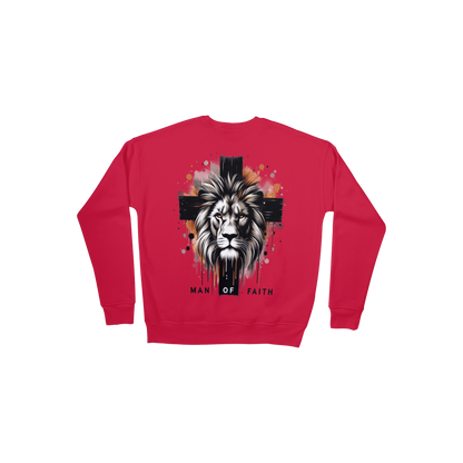 Man of Faith Lion Sweatshirt – Bold Expression of Faith