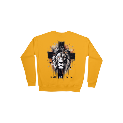 Man of Faith Lion Sweatshirt – Bold Expression of Faith