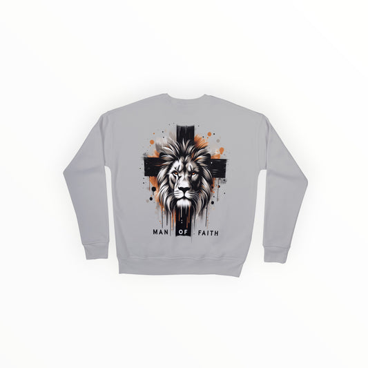 Man of Faith Lion Sweatshirt – Bold Expression of Faith