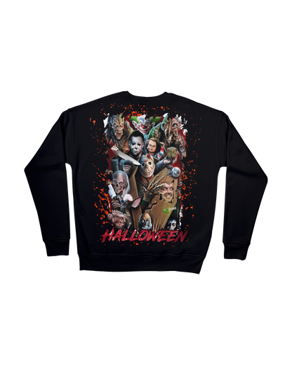 Horror Icons Halloween Sweatshirt – Ultimate Villains Edition